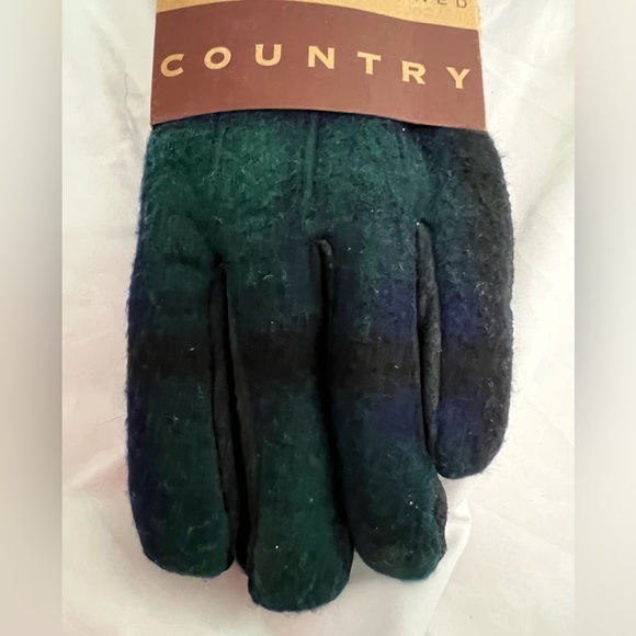 Isotoner women’s country tartan gloves size L - Picture 4 of 5